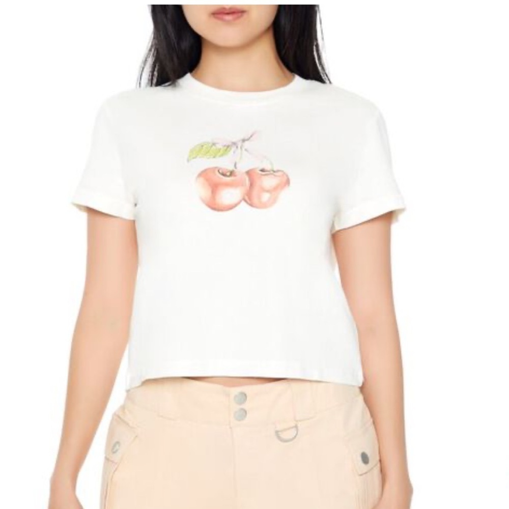 Forever 21 Graphic Knit Baby Tee! NWT!